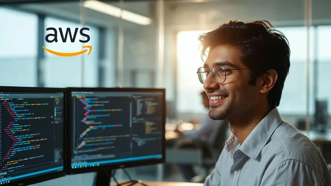 Indian developer using Amazon Nova 2 Pro model on AWS cloud platform for coding